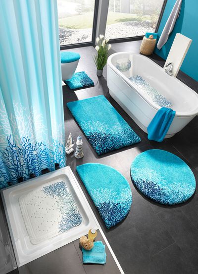 Badkamerset met antislip-onderkant van Grund 