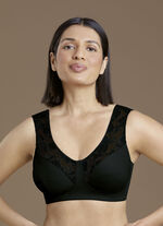 Anita reliëfbeha ZWART