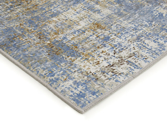 Combinatiesterke bruggen en tapijten met vlakke pool GEEL-BLAUW