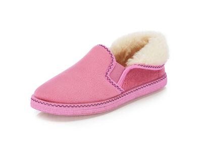 Laurina, warme damespantoffels, met elastische band 