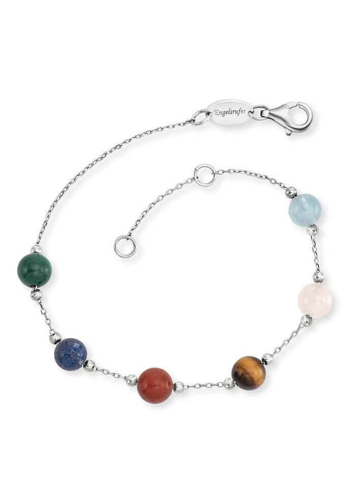 Krachtige stenen armband met 6 echte edelstenen 