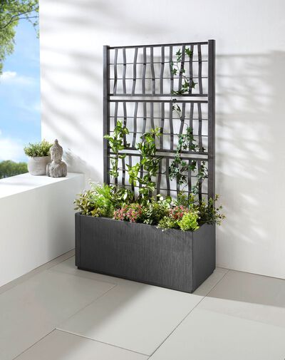 Plantenbak gemaakt van gerecycled polypropyleen 