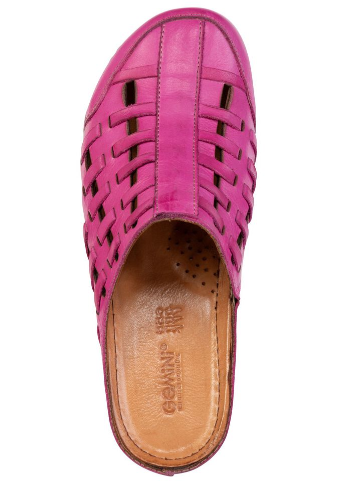 Gemini, zomerklompen voor dames, breedte G, met elastische band 