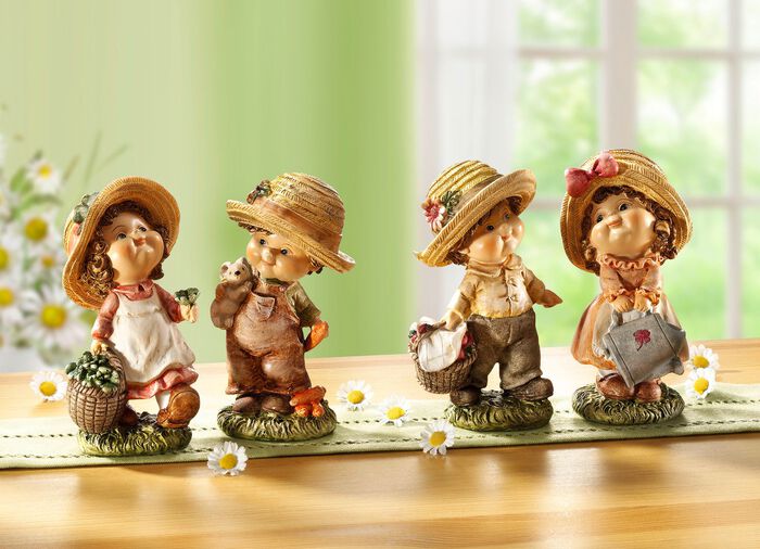 Tuinkinderen, set van 2 MULTICOLOR