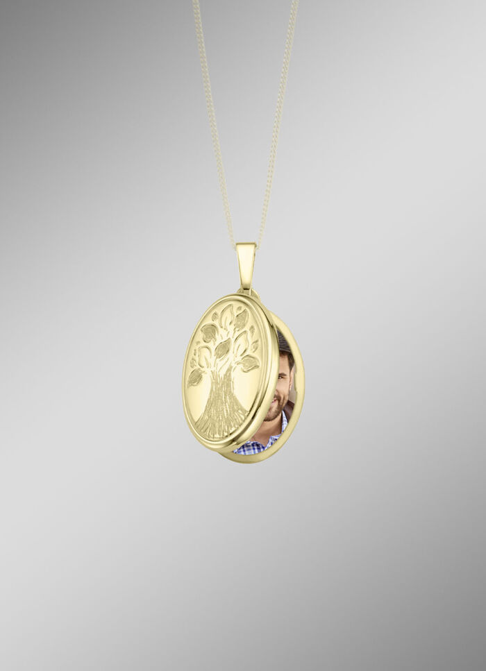 Openingsmedaillon met levensboommotief