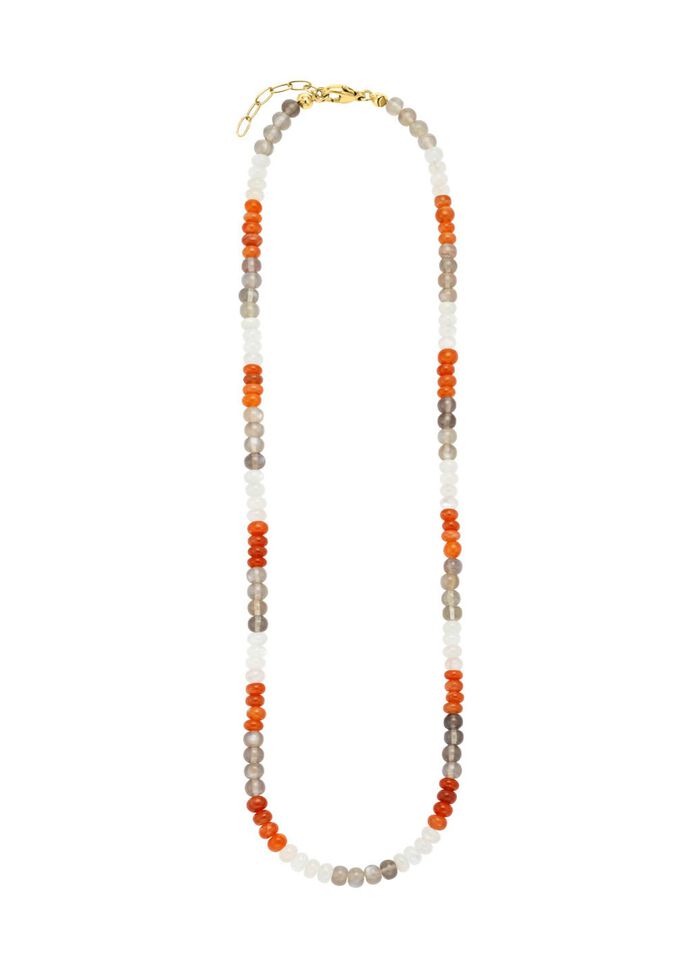 Ketting: Mystieke schoonheid in multi maansteen 