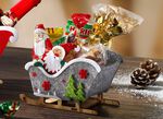 Kerstslee met kerstlekkernijen KLEURRIJK