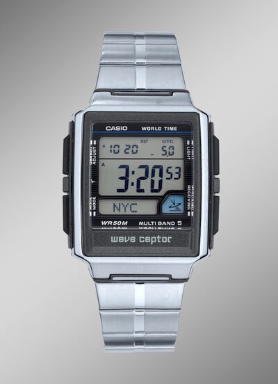 Casio draadloze chronograaf Wave Ceptor 