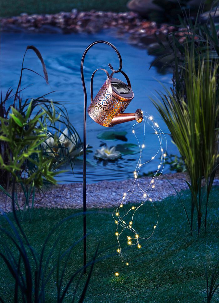 Gieter op zonne-energie met 36 LED-lichtjes 