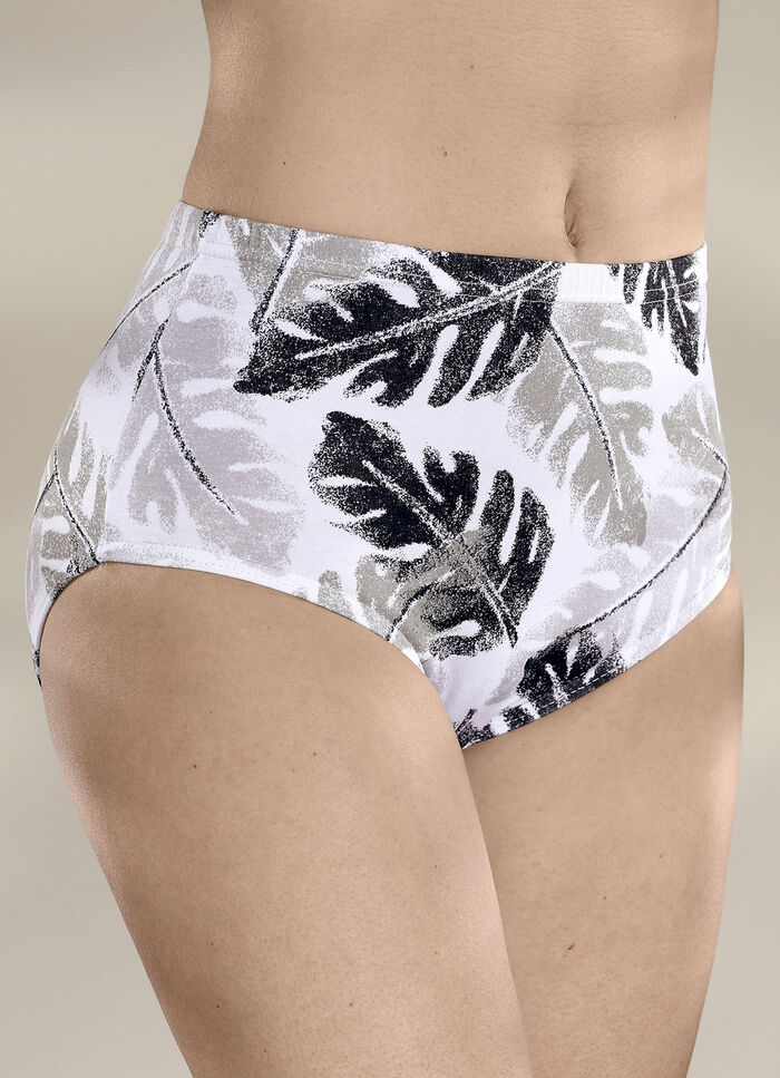 Set van vier slips met elastische band 