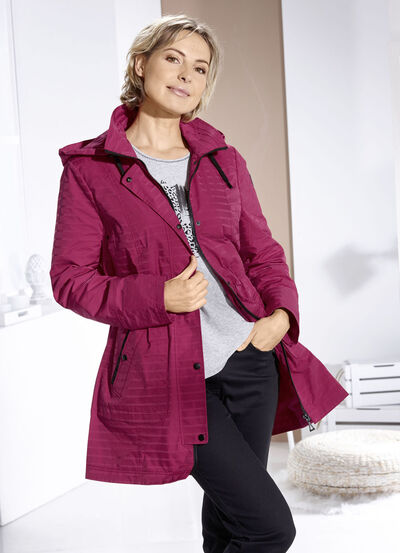 Functioneel jack met een subtiel gestreept dessin 