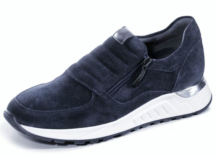 Slippers gemaakt van zacht su&egrave;de leer MARINE