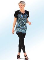 Tuniek met decoratieve ringen en edelstenen 