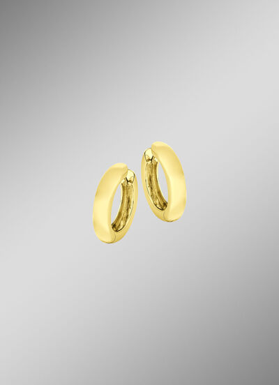 Klassieke, glanzende creolen 