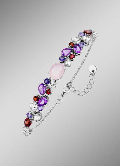 Betoverende armband met echte edelstenen 