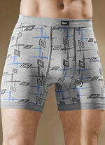 Set van vier onderbroeken van fijne ribstof, met gulp 