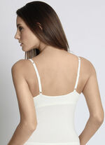 Sassa bh-shirt met geïntegreerde beugelbeha CHAMPAGNE