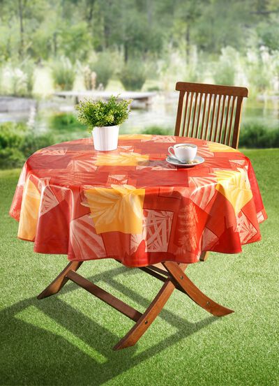 Tafelzeilserie met op kleur afgestemd biaisband 