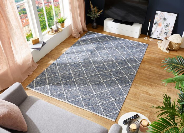 Moderne tapijten en karpetten van 100% katoen 