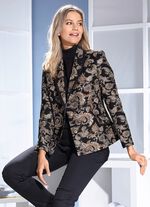 Korte blazer met reverskraag 