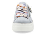Remonte sneakers met kleurrijke vetersluiting BLAUW-WIT