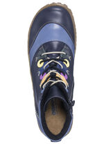 Gemini veterlaarsje met mooie details BLAUW-MULTICOLOR
