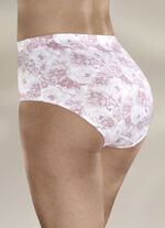 Verpakking met vier slips met bloemetjesdessin 