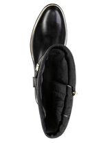 ELENA EDEN, trendy dameslaarzen, winterschoenen, breedte G, met rits ZWART