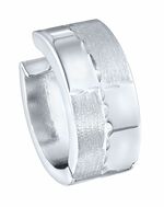 Opvouwbare oorringen in mat en hoogglans 