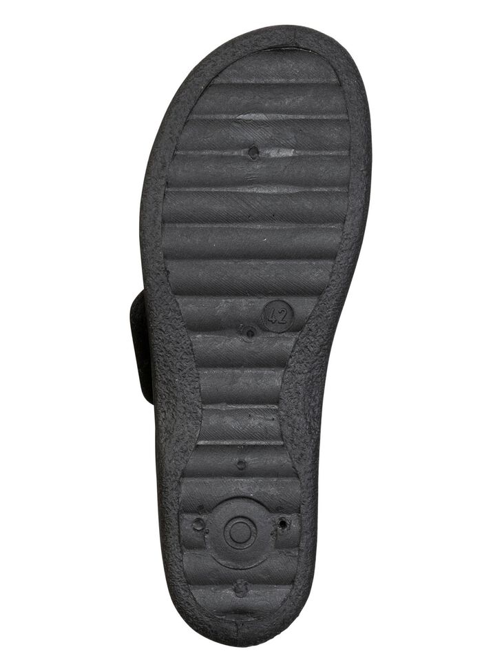 Gevoerde herenpantoffels, met nieuwe wol 