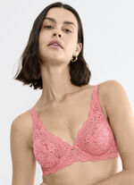 Triumph Amourette beugelbeha van delicate elastische kant FLAMINGO