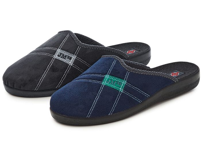 Set van twee pantoffels met comfortabele vulling 