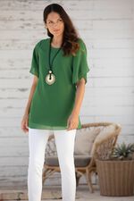 Effen gekleurde tuniek 