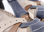 Rieker sandaal in een chique design MARINEBEIGE-COGNAC