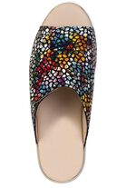 Comfortabele damesmuiltjes, breedte G, met klittenbandsluiting SCHWARZ-BUNT