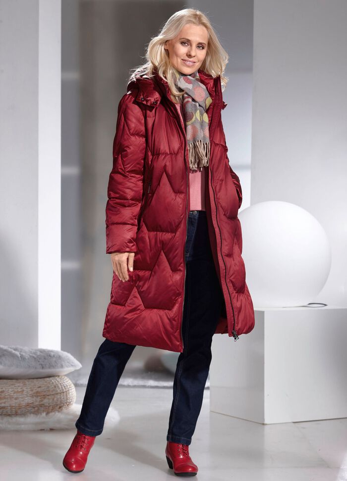 Functionele jas in pufferstijl BOURGONDI&Euml;