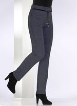 Broek met het nieuwste Glencheck-design MARINE-GRAFIET