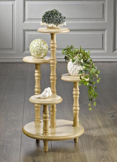 Mooie bloemenetagere 