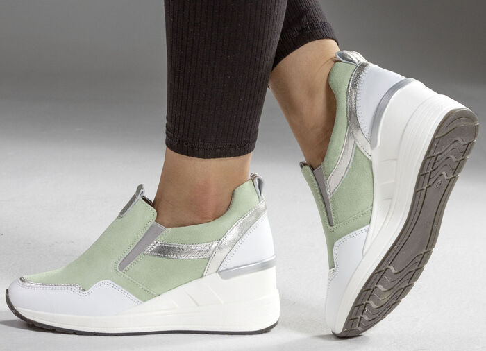 ELENA EDEN pantoffels met uitneembaar voetbed MUNT