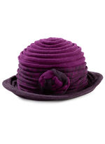 Elegante dameshoed met decoratieve bloem BES
