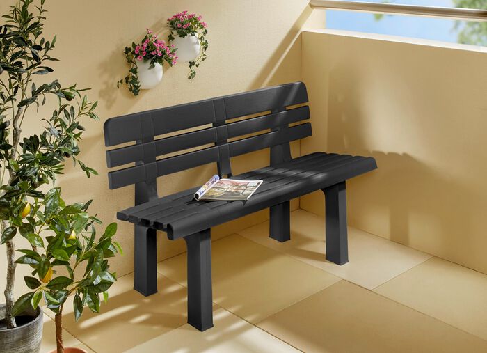 Compacte Genziana bank voor 2 personen 