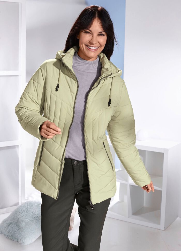 Jas met afneembare capuchon 