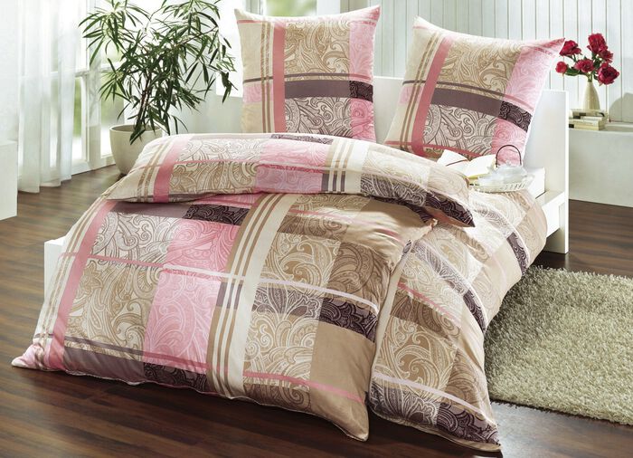 Satijnen beddengoedset ROS&Eacute;