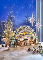 Kaarsenboog met LED-verlichting 