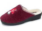 Slippers met leuke applicaties BORDEAUX