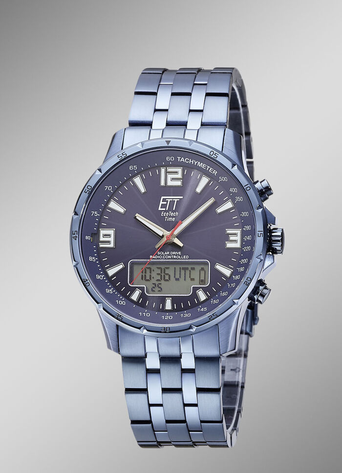 Sportief radiogestuurd zonnehorloge voor heren 