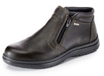 GINO GALANTE, ademende herenlaarzen, winterschoenen, met rits MOKKA