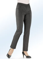 Trendy omkeerbare broek ZWART-GRIJS