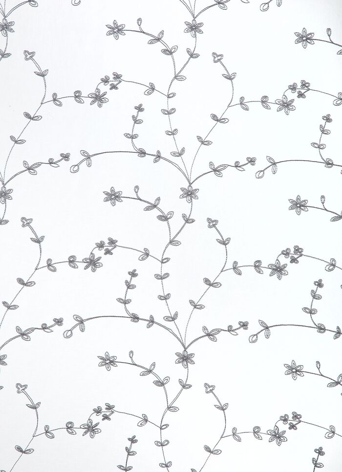 Geborduurde overgordijn 