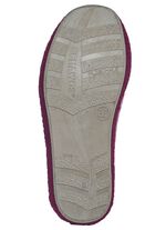 Slippers met een subtiele bloemenprint 